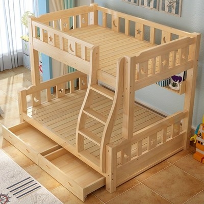 子母床三层图片