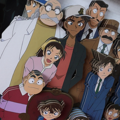 名侦探柯南全家福立体画手工裁剪工艺客厅卧室装饰画送男女友礼物