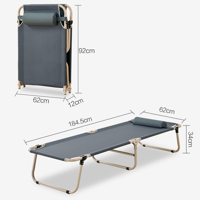 新疆包邮单人床折叠床办公室午睡午k休床简易床陪护床户外行军床