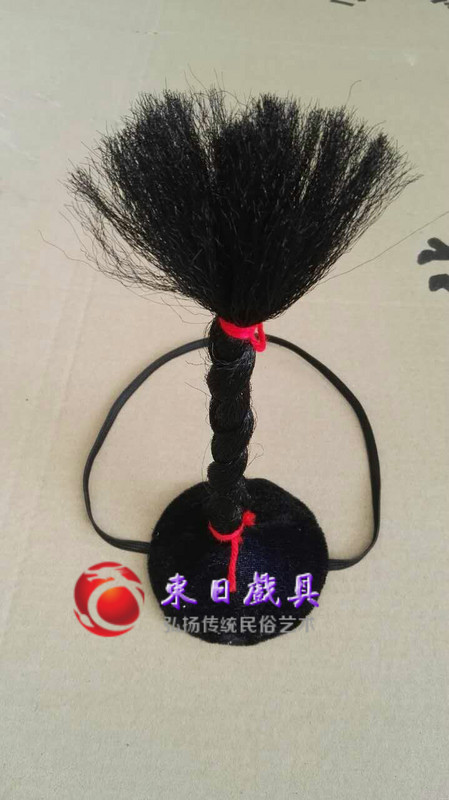 朝天小辫子舞台表演道具相声小品辫子双簧小仓娃小辫子冲天假发辫