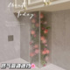 厨房燃气热水器管道遮挡罩装饰亚克力玫瑰壁挂下方卫生间阳台遮丑