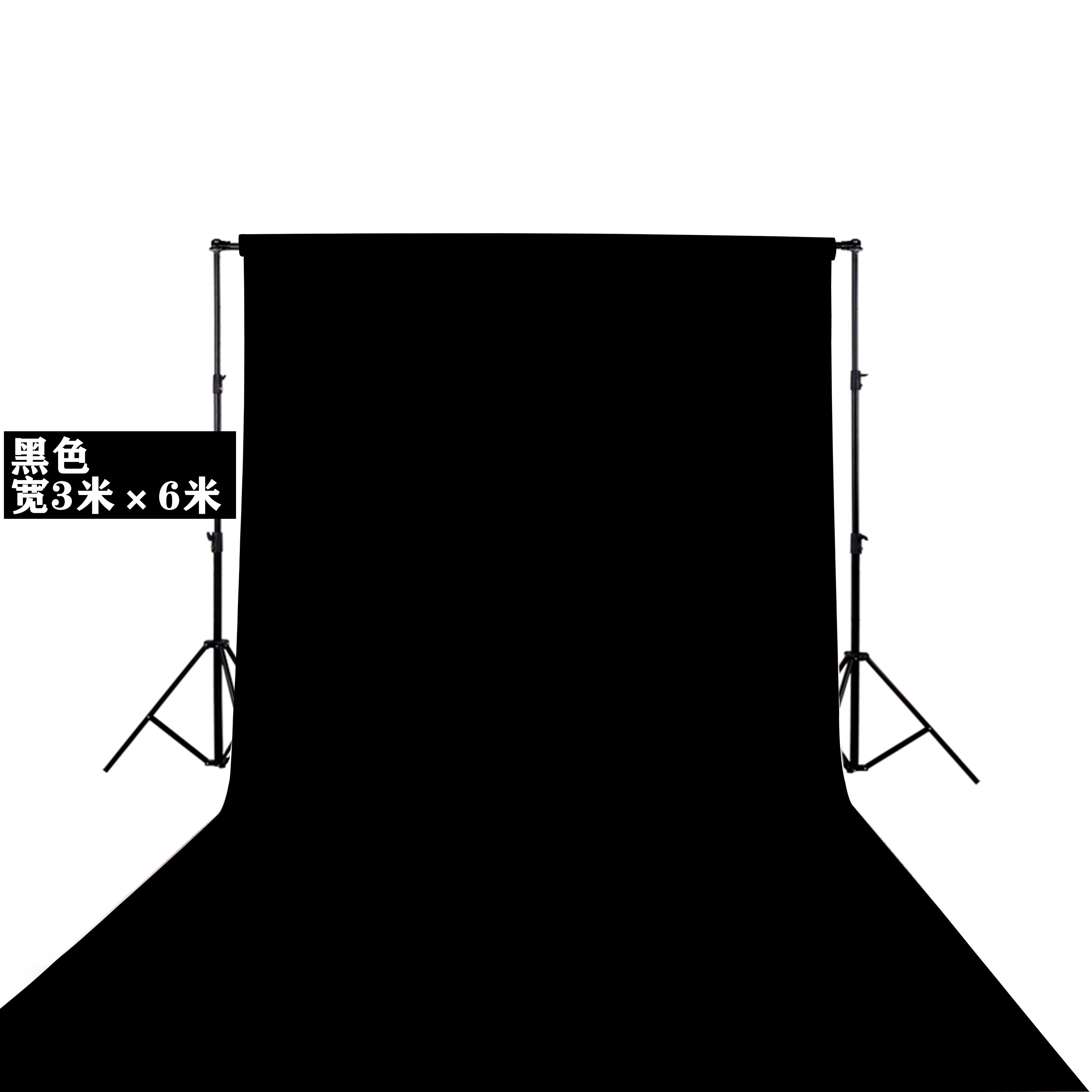 新品36米加厚摄影背景布绒布超级吸光摄影布植绒布拍照背景布卷