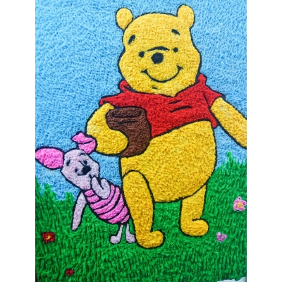 活动多款花朵相框全套彩泥儿童纸浆画材料包泥画手工包纸浆图片