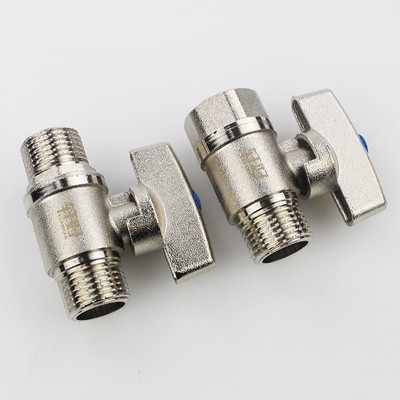 直通球阀水开关全铜图片