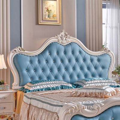 新品床头板欧式轻奢薄软包板式皮艺双人床头靠背板简约现代单买个