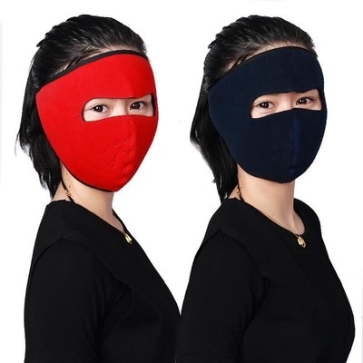 士男女骑车护头套脸车骑防寒摩托行冬季脸罩冬天半保暖面罩防风