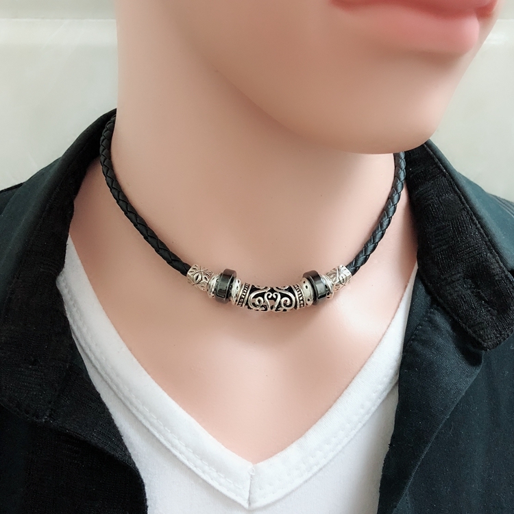 男人饰品个性项链图片