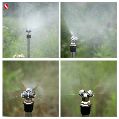 细冠电动扇形zk器围墙喷嘴雾化除尘工地头喷头农用超喷淋喷雾高压