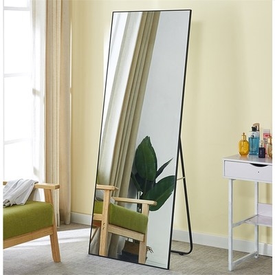 w穿衣镜显大镜家用浴室试衣镜网少女ins店红瘦镜子落地服装全身镜