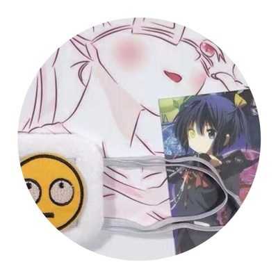 眼罩中眼罩二送一六周边游要道具cos二单独谈恋爱病包邮买也花