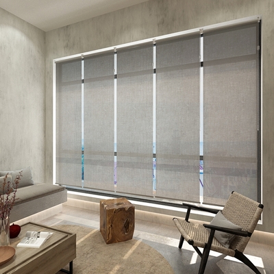 (今日7.5折)新中式挂帘纱屏风隔断帘玄关帘软隔断酒店客厅升降窗帘半y