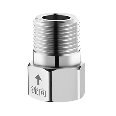 单向止回阀直通式卫生间马桶防反水回水倒流逆止阀热水器止逆阀.