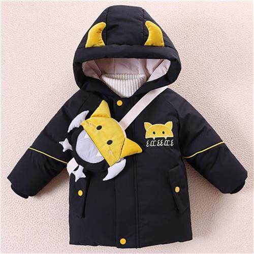儿童棉服2020新款卡通宝宝冬装c男童羽绒棉衣小孩加厚外z套棉袄中