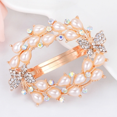 优雅抓夹横夹带钻水钻发夹妈妈成h人头饰品镶钻发卡水钻韩版彩