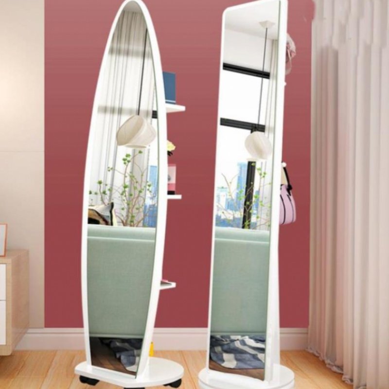 连身镜照衣境简易全身穿衣家用转角落地新品镜旋转门口竟子单人