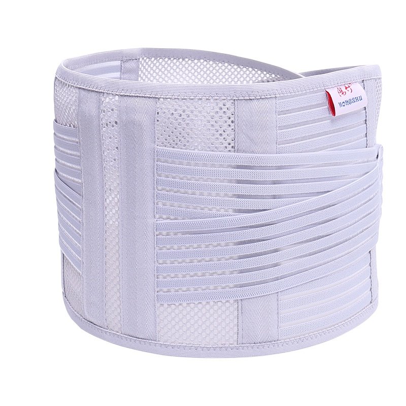 专用超薄腰围脱网状托鸿弹腰部腰专用腰带护夏季竹全腰透气