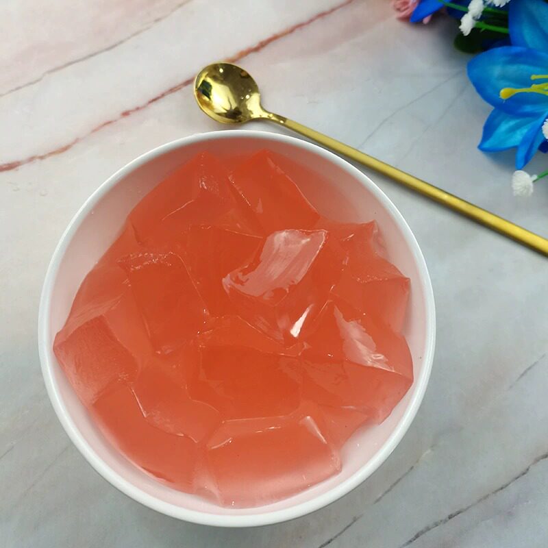 白桃冻粉 爱玉粉水晶果冻粉甜品布丁珍珠奶茶店原料白桃味白UGDM