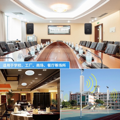 丹邦ip网络广播室外防水音柱校园公共广播系统数字网络音柱音响箱
