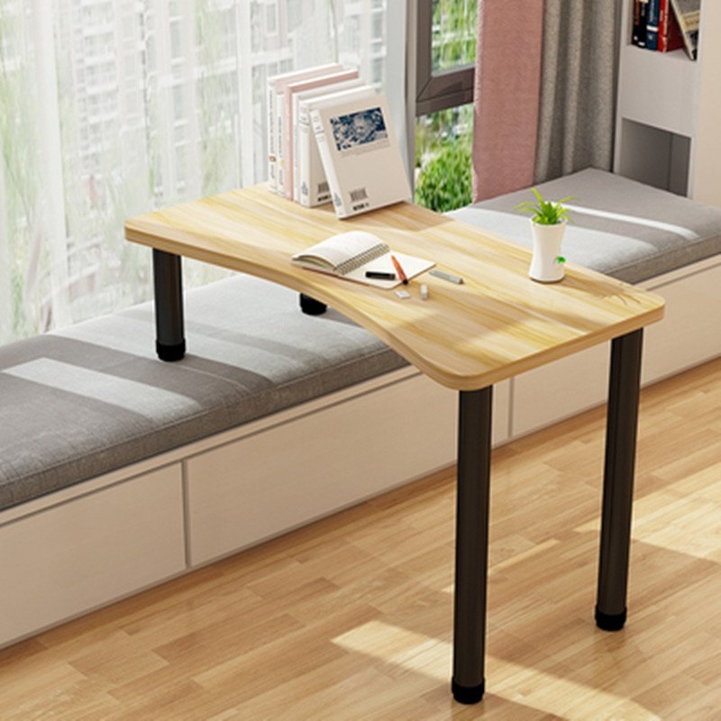 飘窗桌高低脚长短腿伸缩窗台延伸桌子电脑卧室飘窗书桌改造写字台
