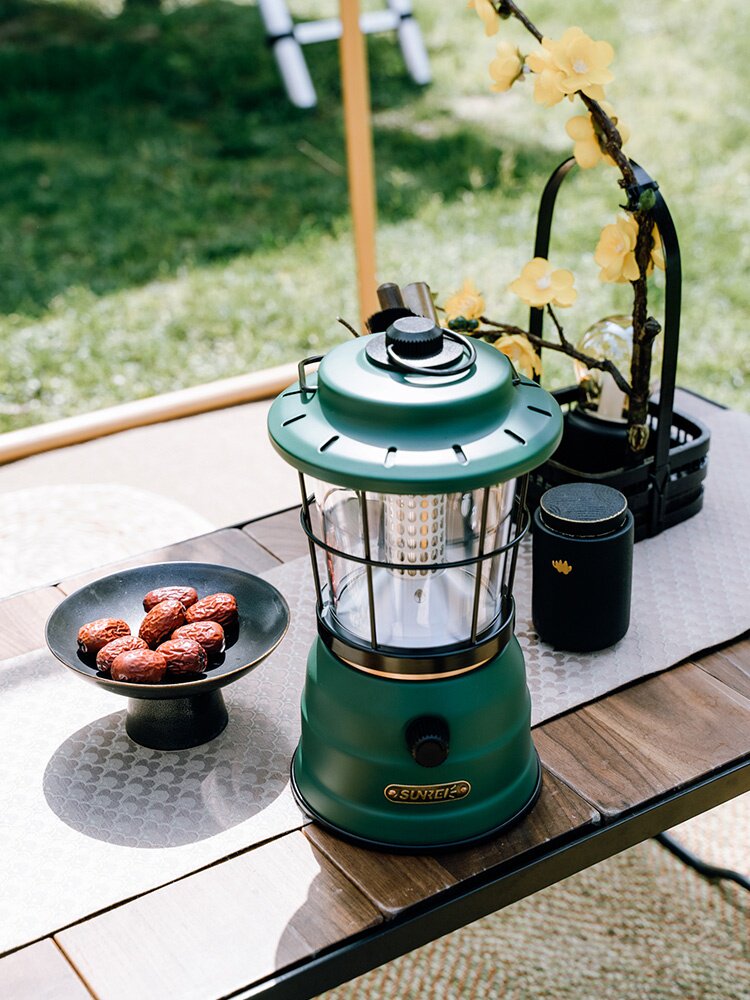 星野3led户外照明灯复古露营灯手提灯帐篷挂灯营地灯氛围灯