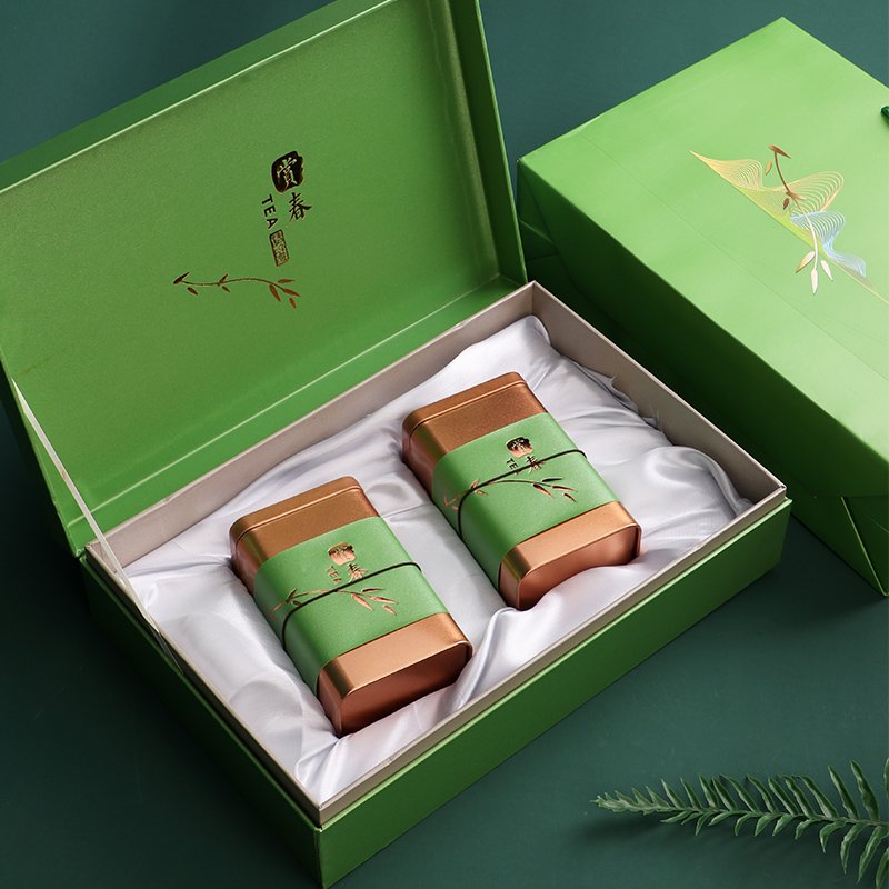 高档茶叶盒包装盒绿茶碧螺春信阳毛尖通用半斤一斤装礼盒装空盒.