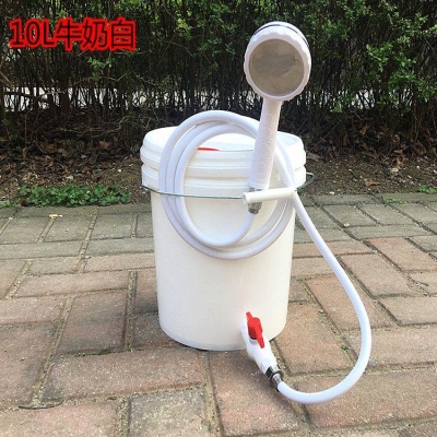 新品洗头洗澡淋浴器挂墙桶带水龙头大学生宿舍简易理发店寝室租房