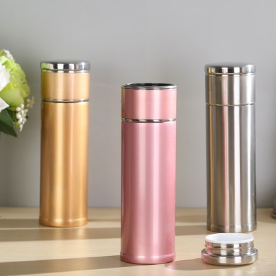 景德镇陶瓷保温杯陶瓷内胆茶隔杯男女士商务茶水分离车载泡茶水杯