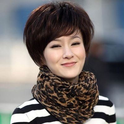 短发假发发型蓬松新款纹理短卷发女士假发凌乱发套假妈妈头套中年