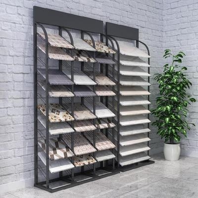 墙板材架金刚石耐用架车间小样展大板石立式样品展示瓷砖多功能柜