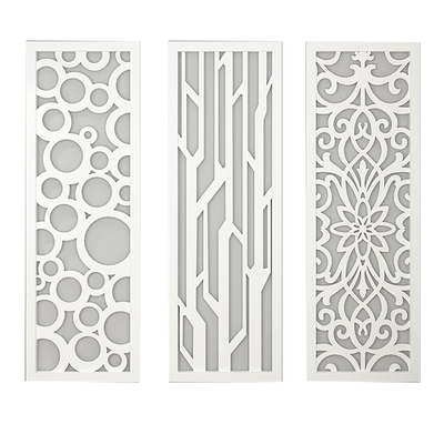 雕花隔断花格玄关吊顶现代新中式背景墙镂空密度板屏风通n花板实