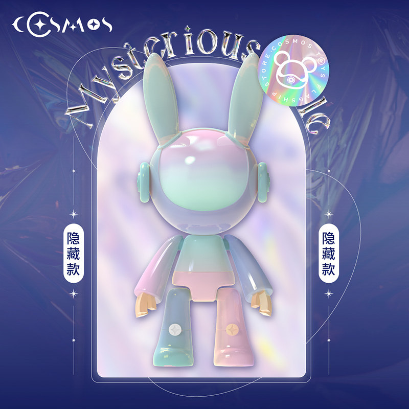 埃莉诗兔宙月电光系列盲盒潮玩手办生日礼物盲盒摆件儿童盲盒玩具