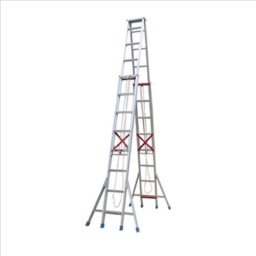 梯子伸缩梯铝合金梯叉梯合加厚升降用脚梯人工程八安全字