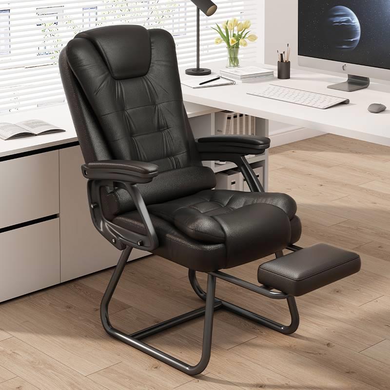 办公椅可躺老板椅舒服久坐电脑椅家用靠背护腰麻将椅午睡办公座椅