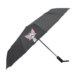 推荐E Cat and Mouse umbrella cartoon rain dual-use studentc