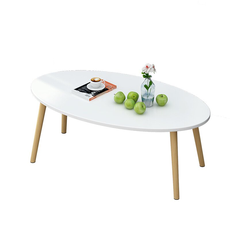 茶几椭圆形家用木型床边客厅茶几窗简约小北欧小户实创意飘几现代