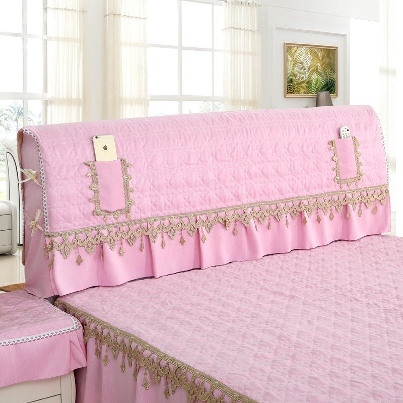 棉木床头套1.5m床欧式防尘床头罩实保1.