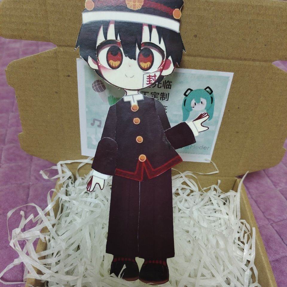 可动纸片人现货可动可眨眼板绘初音未来康娜安琪拉