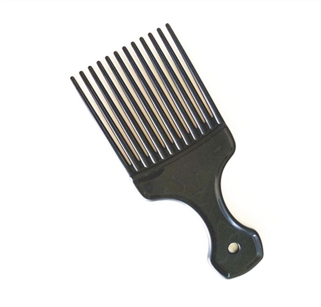 挑耐热1梳梳理梳子发叉买2手掌耐用送梳梳子插发梳防静电黑色拳头