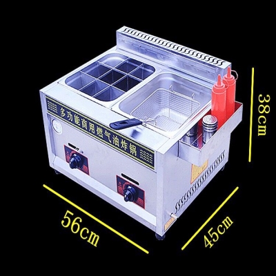 铁板t煎豆腐小吃车商用烧烤摆摊车煮串杂粮煎饼油炸扒炉多功能餐