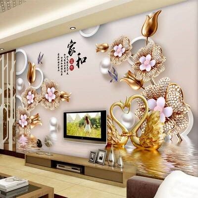 3d TV wall Backdrop wallpaper 5d mural Chinese style a living room mural 8d television Background wall decorate Moviesin the Decoration main material , Wallpaper , Pure paper wallpaper category - from Buy2taobao.com to provide professional Taobao agent buy service