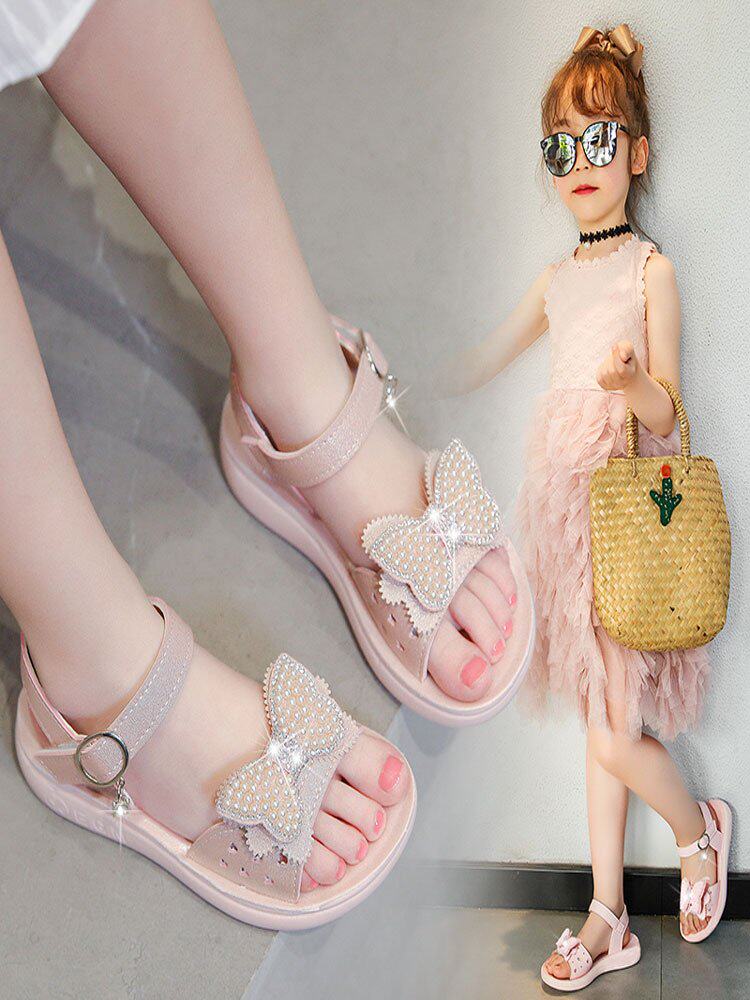 英国nextkiss女童凉鞋2021夏季新款网红中大童仙女风儿童沙滩鞋