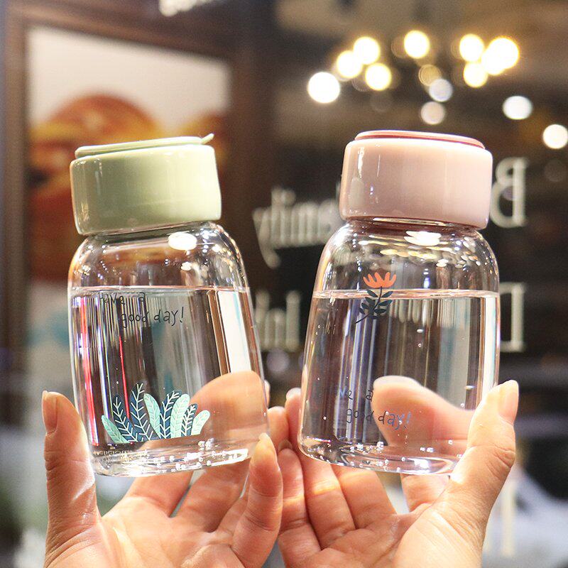 迷你杯子最小号小杯子迷你小号复古小仙女水杯加厚可爱手提瓶儿童