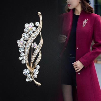 呢子羊绒大衣别针扣大号秋冬胸针女高档优雅毛呢毛衣开衫装饰胸花