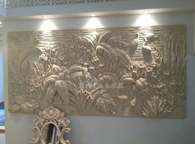 砂岩浮雕小鸟p图沙岩壁画挂画装饰背景墙玄关沙发电视背景壁画浮
