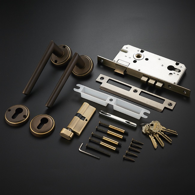 子母门锁体图片