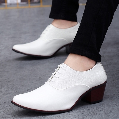【高跟白色皮鞋男图片】高跟白色皮鞋男图片大全_好便宜网