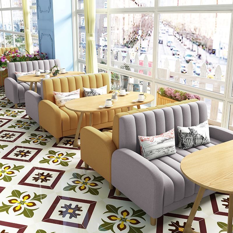 美式双人沙发卡座