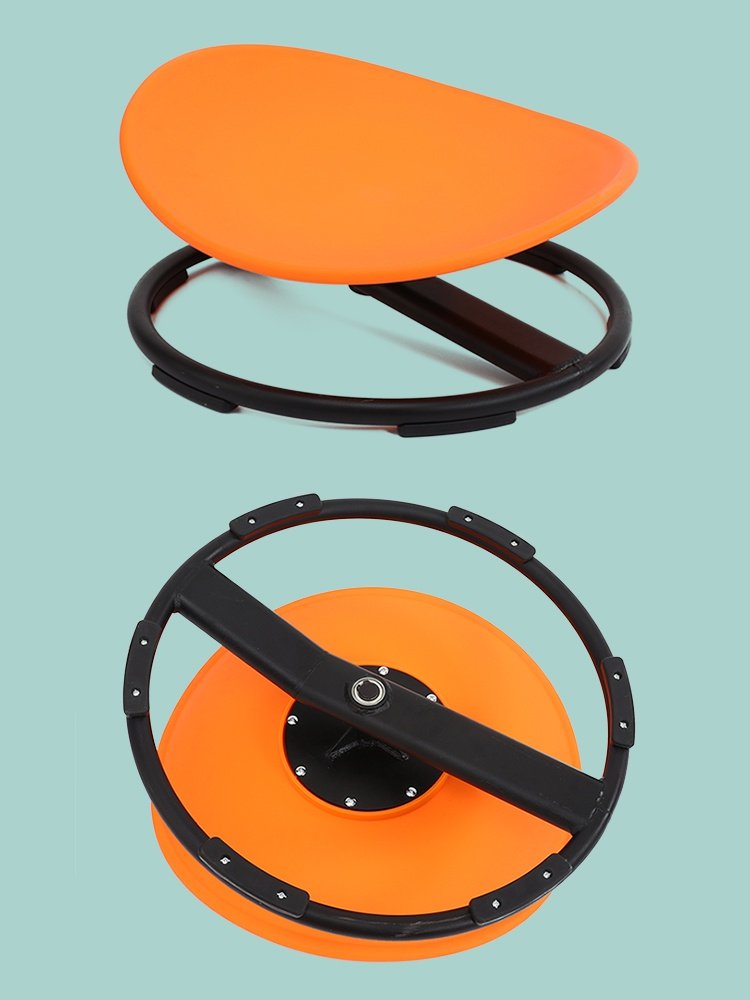 新品精品圆形旋转盘感统训练器材儿童前庭平衡台座椅教玩具转椅转