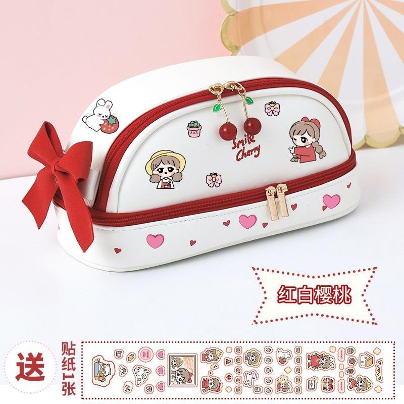 新品好看又实用的笔袋少女心可爱文具女孩日系ins简约容生文具铅