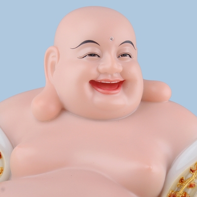 笑口弥勒佛玉图片